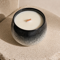 Bougie parfumée en cire de soja naturelle à gradient, avec logo personnalisé, décoration d'intérieur, parfum longue durée, en céramique