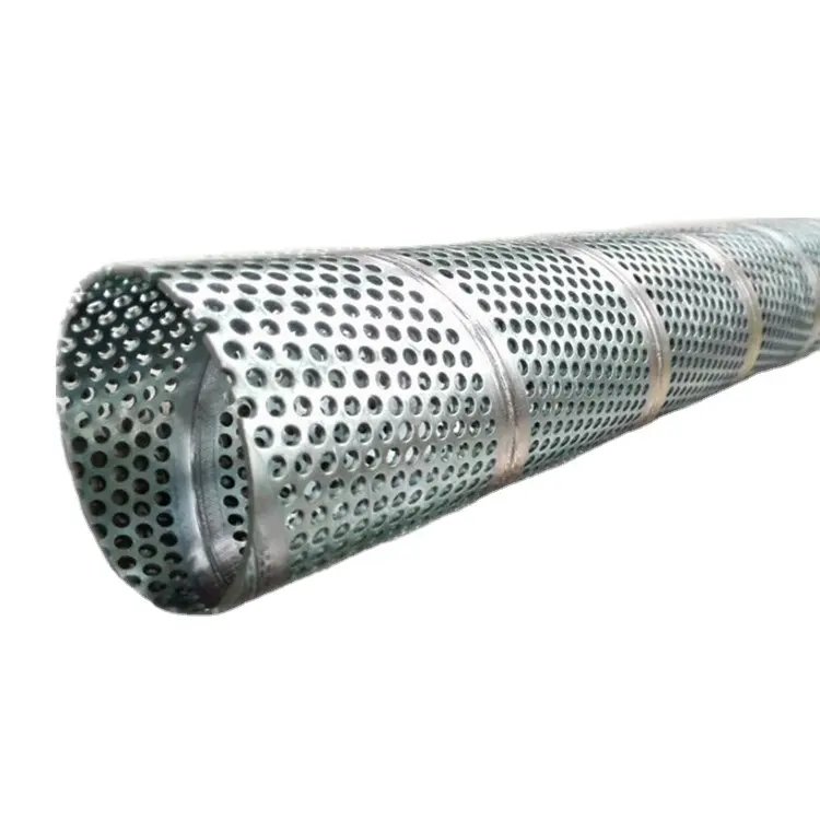 25mm Stainless Steel Exhaust Perforated Metal Mesh Pipe Tube Water Filter