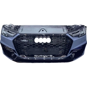 Kit de carrosserie en plastique ABS de haute qualité pour <span class=keywords><strong>Audi</strong></span> <span class=keywords><strong>RS4</strong></span> Easy Install RS Style Chrome Pare-chocs avant Sécurité arrière Barhead Light Upgrade - Product Image 3