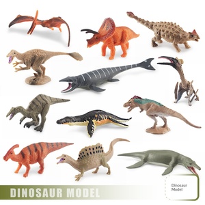 Ensemble de jouets miniatures de dinosaures jurassiques en PVC : Velociraptor, Triceratops, Stegosaurus - Vente en gros - Product Image 3