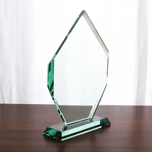 Placa de premio de rendimiento de cristal grabado personalizado, trofeo de reconocimiento de cristal personalizado único para empleados corporativos - Product Image 3