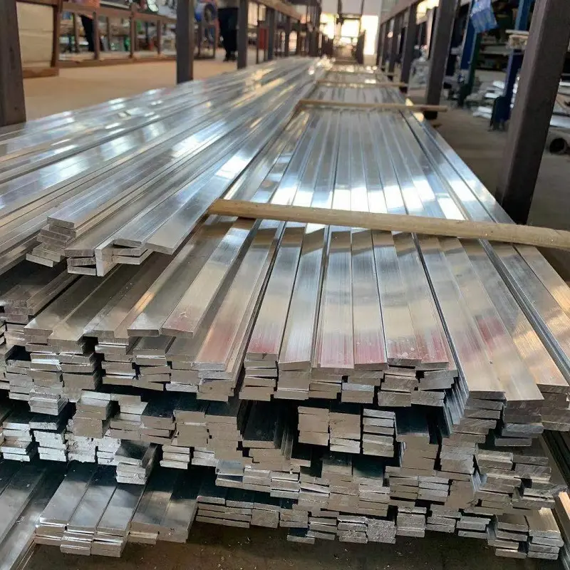 Jiangsu fabbrica personalizzato estruso 6061 barra quadrata in alluminio barra piatta
