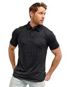 Polo pour homme de haute qualité, tricoté, uni, léger, 100% coton, tissus doux et épais, confortables, coupe ajustée, style été - Product Image 1