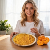 Natuurlijk voedingsmiddelkwaliteit pompoensap poeder, kruidenextract, rijk aan vitamine C, 100% puur plantaardig materiaal voor voedselproductie, fles