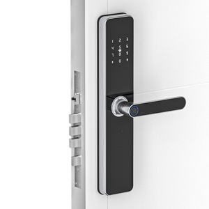 กุญแจล็อคประตูอัจฉริยะอิเล็กทรอนิกส์ <span class=keywords><strong>TTlock</strong></span>  ปลดล็อคด้วยรหัสผ่าน บัตร ลายนิ้วมือ <span class=keywords><strong>Ttlock</strong></span> และกุญแจ - Product Image 3