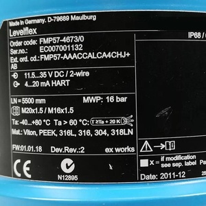 Radar de Nivel Guiado E+H Levelflex FMP57-46730 en Oferta, Radar de Onda para Automatización Industrial - Product Image 1