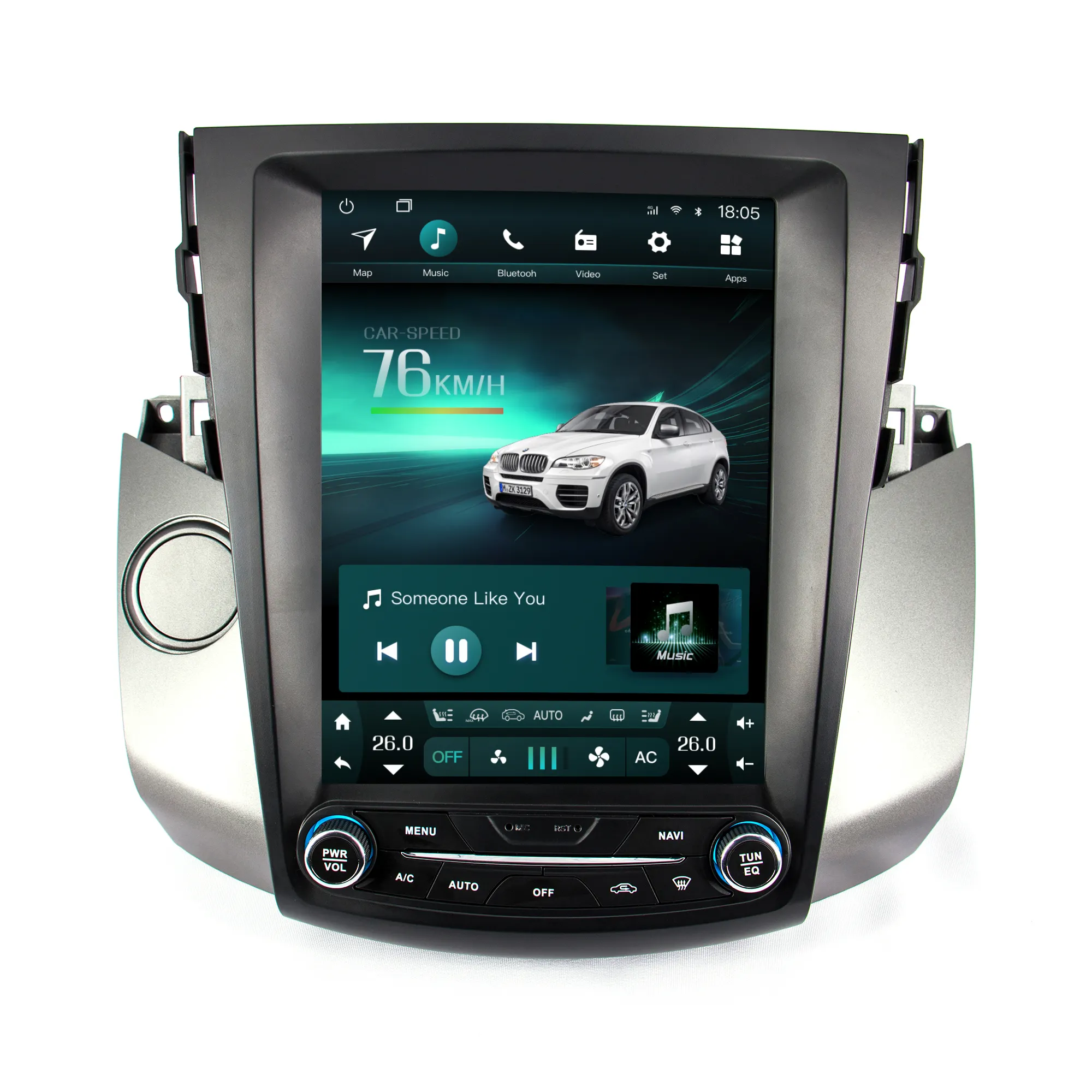 Fabrik Tesla typ Android auto Radio Multimedia Dvd player für Toyota Rav4 2006- 2012 Auto video
