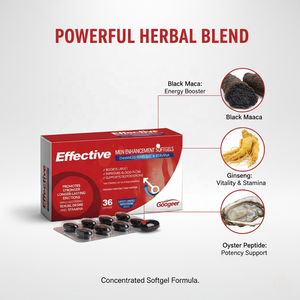 Suplemento Masculino em Cápsulas Softgel: Maca, Ginseng e Peptídeos de Ostra para Desempenho, Energia, Vitalidade e Aumento do Tamanho do Pênis - Product Image 3