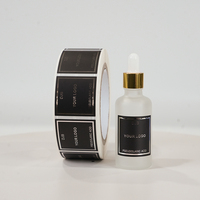 Étiquette personnalisée pour bouteille, autocollant adhésif imprimé, logo de marque de parfum, étiquette de bouteille de cosmétique