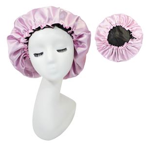 Bonnet en satin réglable pour cheveux naturels, pour adolescents, tout-petits et enfants, pour dormir la nuit, réversible, double couche - Product Image 3