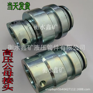 ข้อต่อไฮดรอลิกแบบแรงดันสูง Xinkuang ชนิดตัวผู้ตัวเมีย DN50SS แบบเชื่อมต่อเร็วชนิด K สำหรับเครื่องจักรทำเหมือง - Product Image 4
