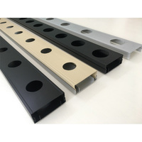 Bas prix oem cnc profils d'usinage couleur personnalisée profilé en aluminium anodisé escalier étape éclairage bande led