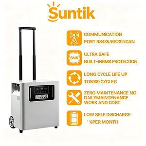 Centrale Électrique Portable Tout-en-un 5500W avec Onduleur de Stockage d'Énergie Domestique, Générateurs Solaires MPPT 10000 Watts, Batterie Solaire Domestique - Product Image 4