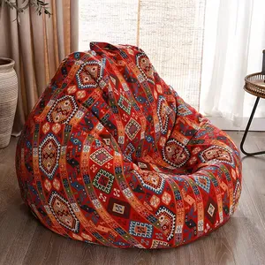 Fodera per divani pigri beanbag copri sedia con parapetto