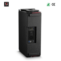 Système de haut-parleurs actifs à ligne directe double 12 pouces LA-6AD, haut-parleurs de scène audio professionnels