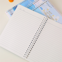 Qualité Personnalisable Depai A5 Spiral Journal High CostEfficiency Jolie couverture de carte blanche Idéal pour les présentations et les conférences