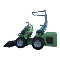 Vente en gros de haute qualité personnalisé à roues 390 Briggs & Stratton moteur à essence 200kg charge nominale charge élevée Moment Skid Steer Loader