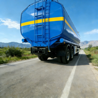 Camion-citerne à huile diesel lourd 6x4 d'occasion avec réservoir haute capacité personnalisé