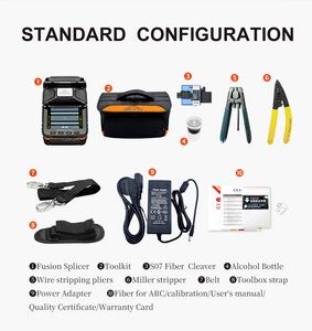 Máquina de Soldadura de Fibra Óptica AI-5 Pro, Empalmadora a Prueba de Caídas, Luz LED FTTH, 5 Años de Garantía - Product Image 5
