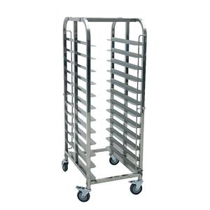 Chariot de boulangerie en acier inoxydable 304 robuste, 6 à 15 niveaux, cadre de 1,2 mm d'épaisseur, avec clips de verrouillage, peut contenir jusqu'à 30 plateaux, pour le pain - Product Image 2