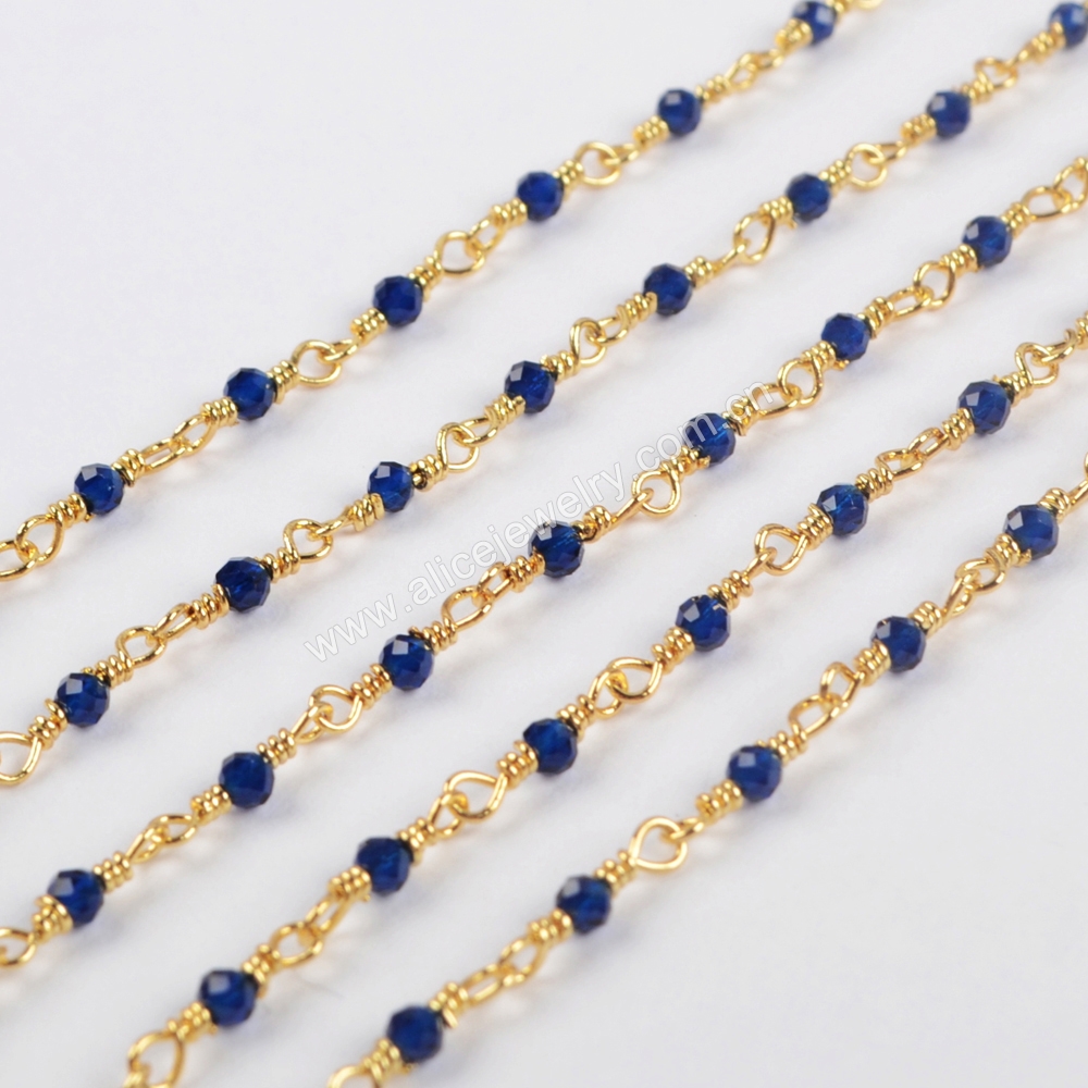 Blue Glass Beads
