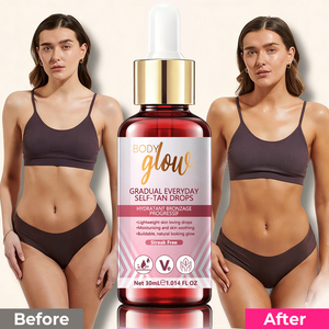 Huile autobronzante bio à marque privée, <span class=keywords><strong>bronzage</strong></span> progressif longue durée, aux extraits végétaux et minéraux, faux <span class=keywords><strong>bronzage</strong></span> teinté foncé pour le corps, parfum tropical - Product Image 5