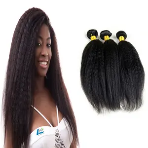 Échantillons gratuits vente en gros paquets de cheveux vierges bon marché extensions de cheveux raides crépus 10A 12A 15A vendeurs de paquets de cheveux humains brésiliens
