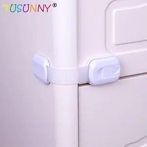 6pcs Pack Child Proof Safety Locks Baby Proof Cabinet Locks With Adhesive Adjustable Strap Latches To Drawer Fridge Toilet