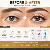 Kit de rehaussement de cils à la cystéamine de qualité supérieure, système de réparation des liaisons pour les yeux sensibles, boucles de cils saines, fourniture professionnelle pour salons, OEM ODM