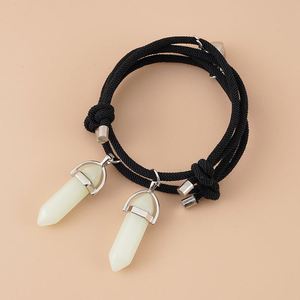 Bracelet magnétique lumineux de l'amour éternel, bracelets hexagonaux réglables à distance pour couple, bracelets mutuels - Product Image 6