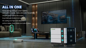 الكل في واحد بطارية ليثيوم أيون موديل 10 كيلو وات/ساعة + 10 كيلو وات محول شمسي نظام تخزين الطاقة المنزلية 20 كيلو وات/ساعة 30 كيلو وات/ساعة 40 كيلو وات/ساعة 50 كيلو وات/ساعة مع واي فاي - Product Image 5