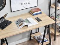 Chaises de bureau à domicile, meubles de style moderne, bureaux d'ordinateur avec étagère, table d'étude en bois, support pour ordinateur portable, table d'ordinateur de bureau, bureau à domicile dans la salle d'étude et le bureau