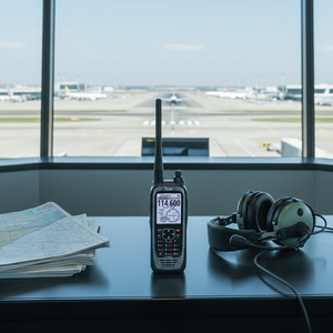 Radio VHF aérienne ICOM IC-A25NE |   Radio bidirectionnelle <span class=keywords><strong>mobile</strong></span> IP57, talkie-walkie longue portée 10 km pour voiture et pilote - Product Image 6