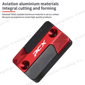 Motorrad zubehör CNC Aluminium Vorderrad brems flüssigkeits behälter Öl becher deckel Zylinder pumpen deckel für PCX125/150/160 - Product Image 3