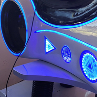 Simulateur de moto de montagnes russes en réalité virtuelle en intérieur, console de simulation 4D VR, simulateur de course de moto à mouvement, jeux d'arcade