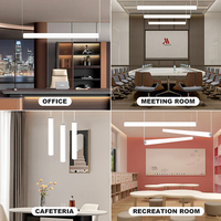 Lustre moderne décoratif, lampe suspendue haute, éclairage LED pour hôtel, îlot de cuisine