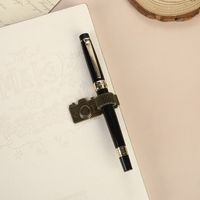 Porte-stylo vintage et antique en alliage de zinc, support fixe pour carnet, accessoire multifonctionnel pour carnet
