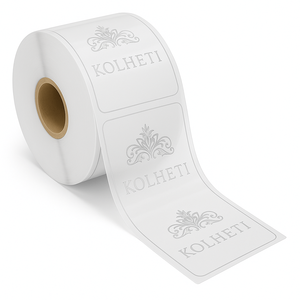 Etiqueta autoadhesiva para botellas de perfume con forma de rollo de lámina fría - Product Image 1