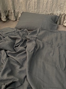 Funda nórdica minimalista, funda de almohada, juegos de cama, 100% de tela de cáñamo, 3 uds. - Product Image 5