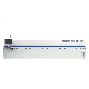 SMT giá rẻ và độ chính xác cao sử dụng 9 khu vực Heller Hàn reflow lò Máy 1913 mkiii không khí và Nitơ