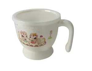 Wholesale Cartoon Dragon Water Cup Home Cute Melamine Cup With Lid Daily Coffee Tea Cup