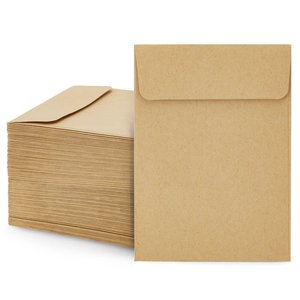 Emballage de stockage de petits articles respectueux de l'environnement, Mini enveloppe de graine personnalisée en carton <span class=keywords><strong>Kraft</strong></span> Vellum marron auto-scellé, vente en gros - Product Image 6