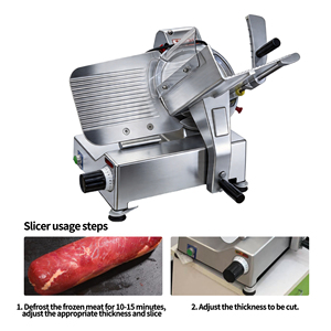 Cortadora <span class=keywords><strong>de</strong></span> <span class=keywords><strong>Carne</strong></span> Congelada Semiautomática <span class=keywords><strong>de</strong></span> Alta Resistencia, Ajustable <span class=keywords><strong>de</strong></span> 0-6 mm, Diseño <span class=keywords><strong>de</strong></span> Máquina <span class=keywords><strong>de</strong></span> Corte - Product Image 3