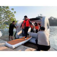 Plateforme flottante gonflable en PVC pour yacht, ponton, passerelle gonflable, pont de débarquement, rampe de secage pour yacht et jet ski