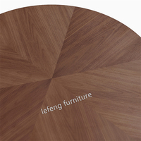 Offre Spéciale d'usine nouveau produit table basse gigogne scandinave vintage design unique table ronde en noyer pour salle à manger café