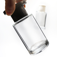 Bouteille d'aromathérapie en verre de luxe, diffuseur de roseaux de Noël, bouteille vide pour diffuseur de roseaux, vente en gros