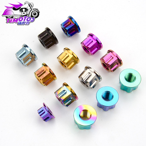 Tuercas de Titanio TMJ M5 M6 M8 M10 M12 M14M16, Tuercas de Eje con Brida de Titanio, Aleación de Titanio Gr5 Ti6Al4V, Tuerca CNC para Eje Trasero - Product Image 2