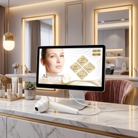Analizador de Piel Multifuncional para el Cuidado de la Belleza, Analizador de Cabello y Cuero Cabelludo, Microscopio HD, Cámara Analizadora de Cuero Cabelludo para Uso en Salón