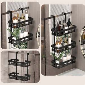 Stainless Steel Wall-Mounted Double Tier Non-Folding Waterproof Towel <b>Rack</b> for Bathroom - Product Image 3