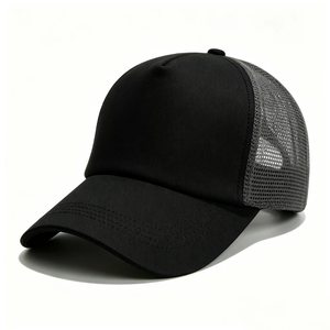 Gorra Trucker de Malla Lisa al por Mayor con Logotipo Personalizado, Gorra de Béisbol de Malla de Espuma de 5 Paneles, Gorra Trucker Promocional de Dos Tonos - Product Image 5
